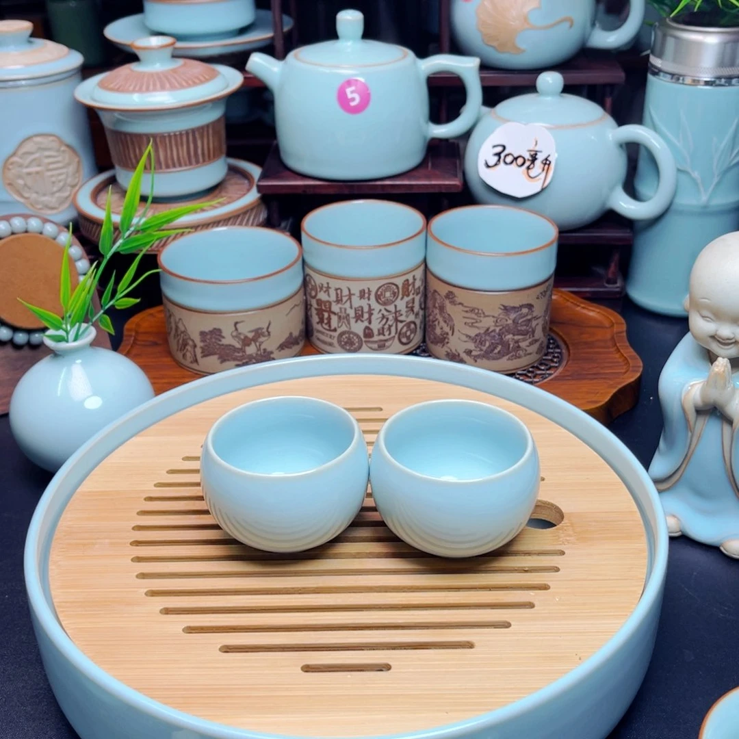 【闪购商品】河南御盏窑，汝瓷茶器，摆件，一个杯价