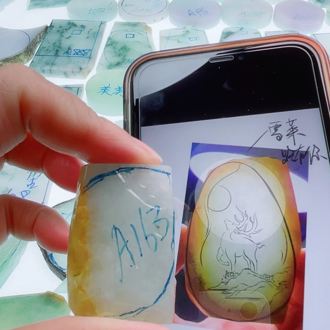 定制翡翠未镶嵌天然缅甸翡翠A货