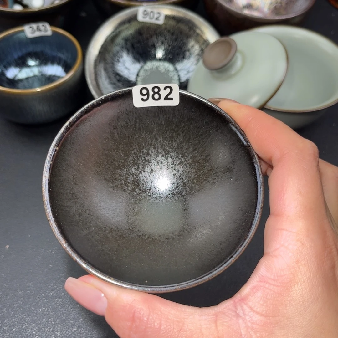 茶盏982 建盏单盏放大漏……