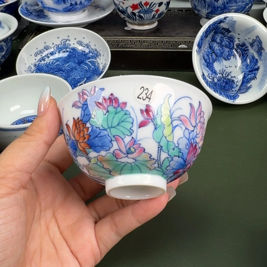 景德镇景德镇纯手工手绘茶器蒙蒙234