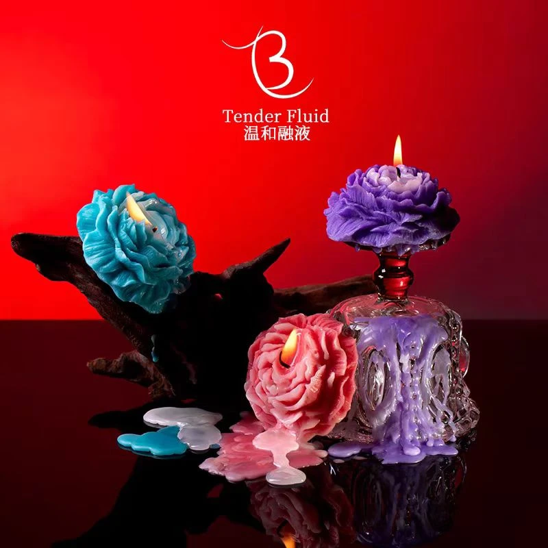 【温变玫瑰】42度低温蜡烛温感变色渐变烛液香薰蜡烛摆件蜡烛香薰