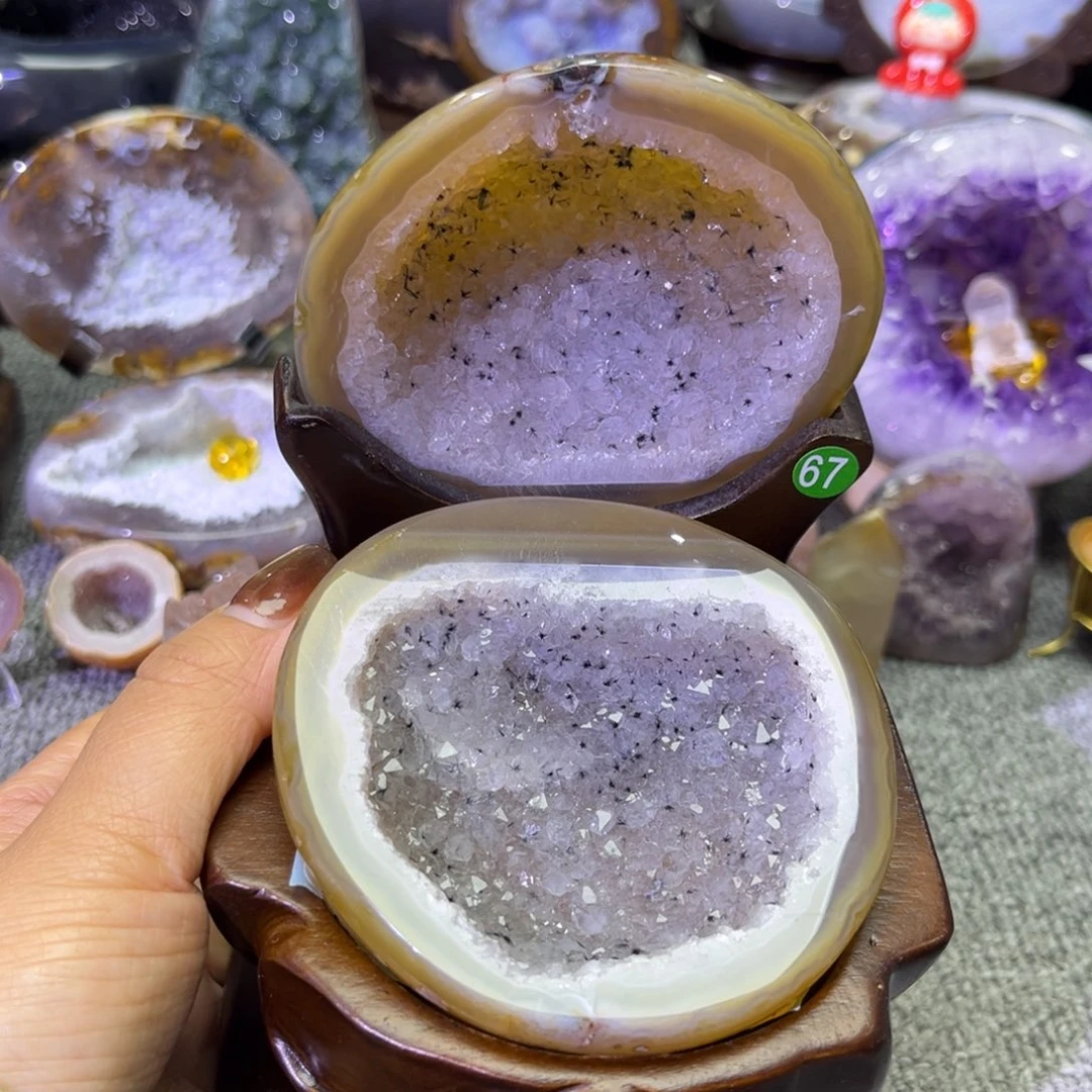 未镶嵌摆件紫晶水晶