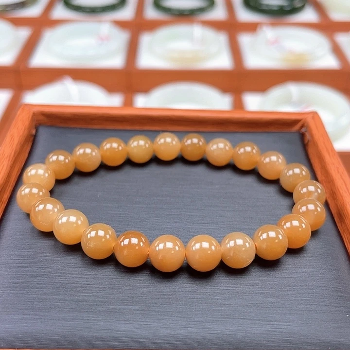 和田玉（糖玉）未镶嵌手链金山糖