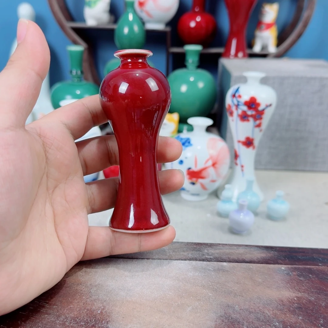 陶瓷手工小花器摆件