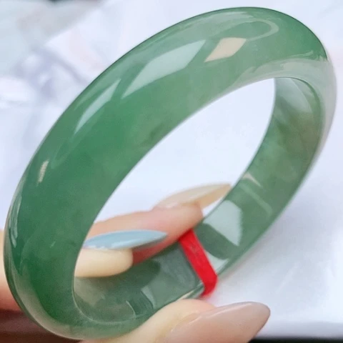 未镶嵌手镯翡翠51圈口010024
