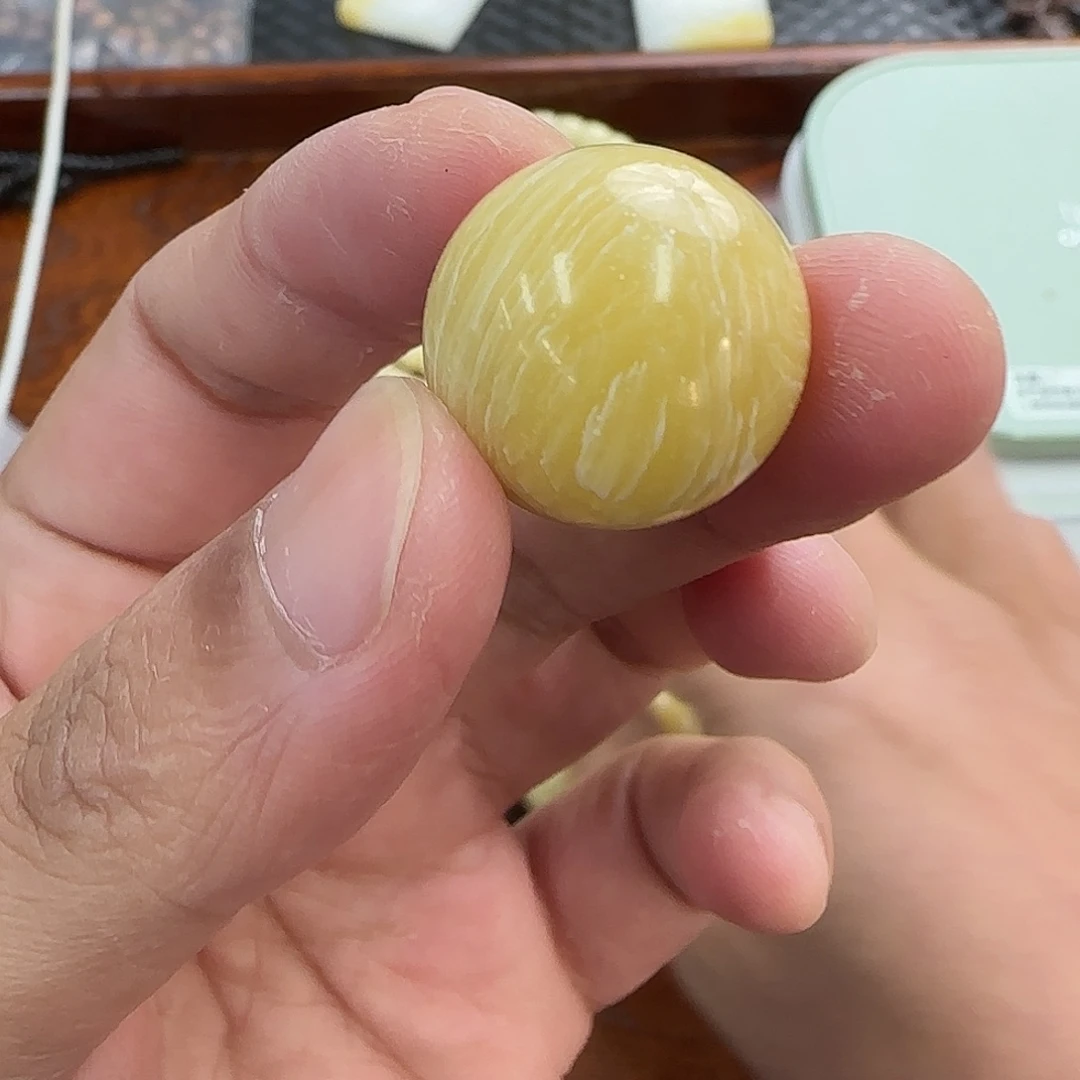 手串白玉菩提20牛单颗