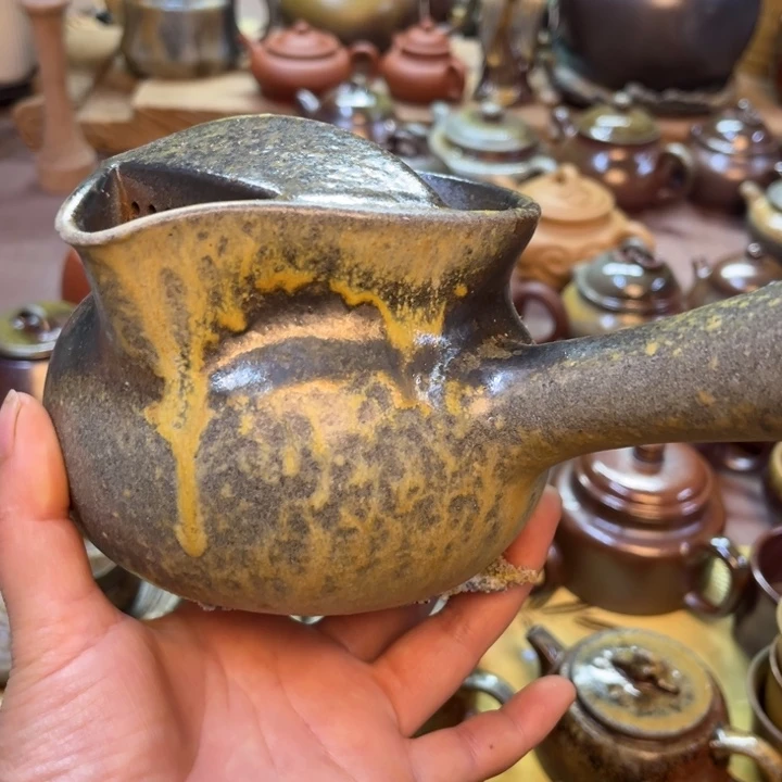 茶壶紫砂宜兴紫砂原矿泥料全手工600