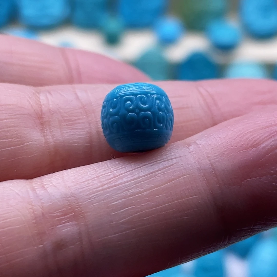 绿松石未镶嵌颈饰卡9-8