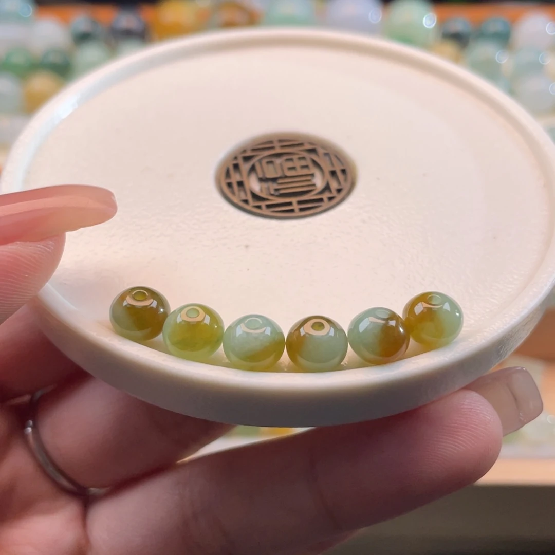 未镶嵌定制翡翠天然缅甸翡翠a货一组卡7左右