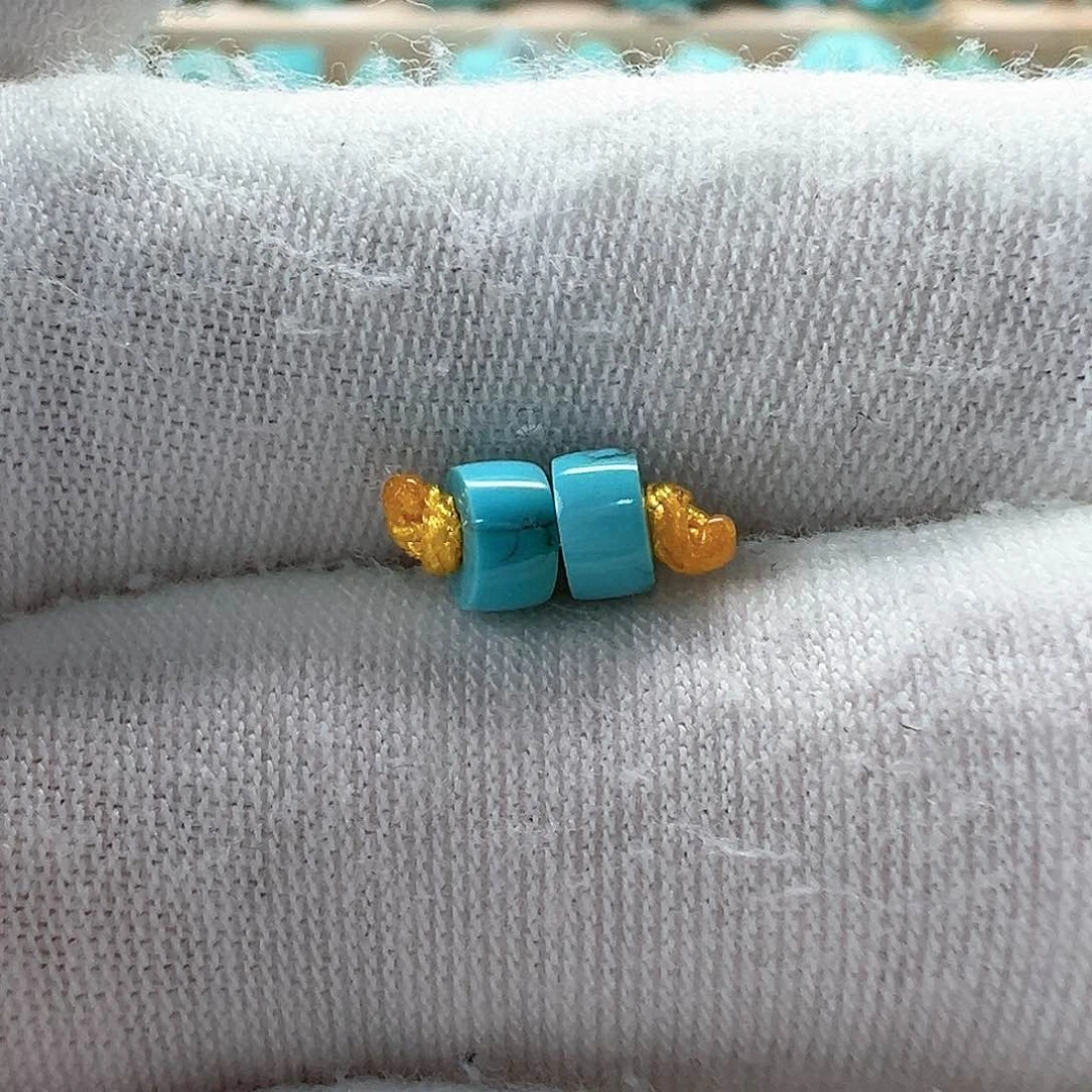 未镶嵌绿松石隔片4.5mm
