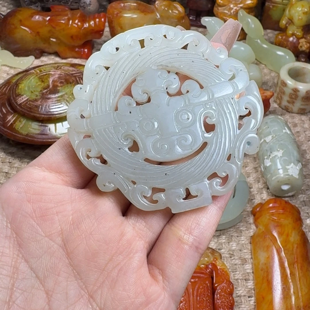 白玉菩提吊坠挂件