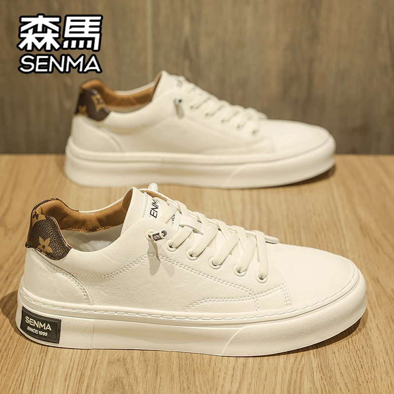 SENMA/森马男鞋春秋低帮休闲板鞋运动潮流百搭小白鞋防滑耐磨潮鞋