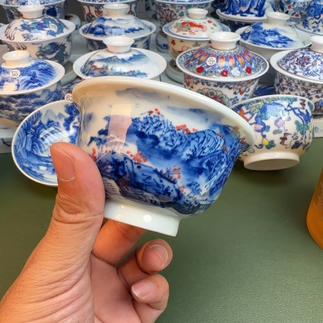 纯手工纯手绘茶具95