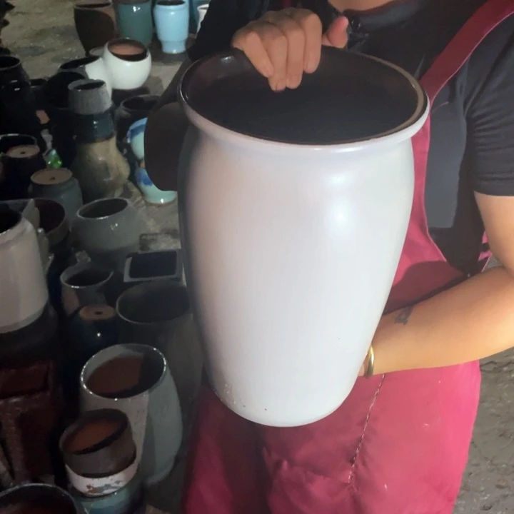 紫砂花盆口20高33正品正品