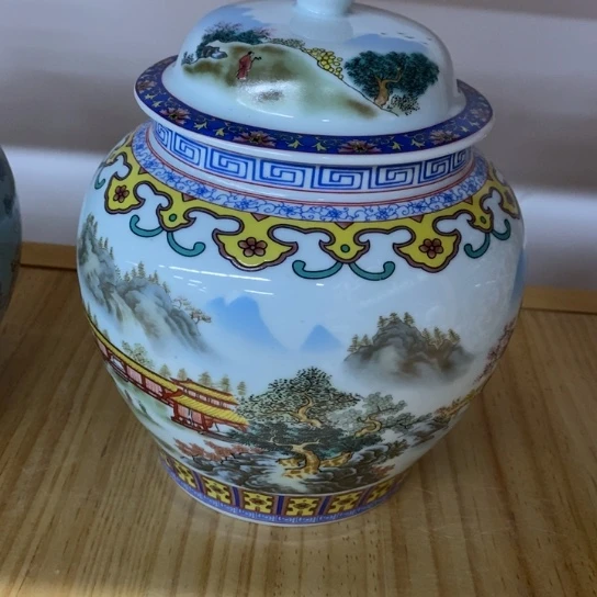 瓷片陶瓷茶叶罐密封罐