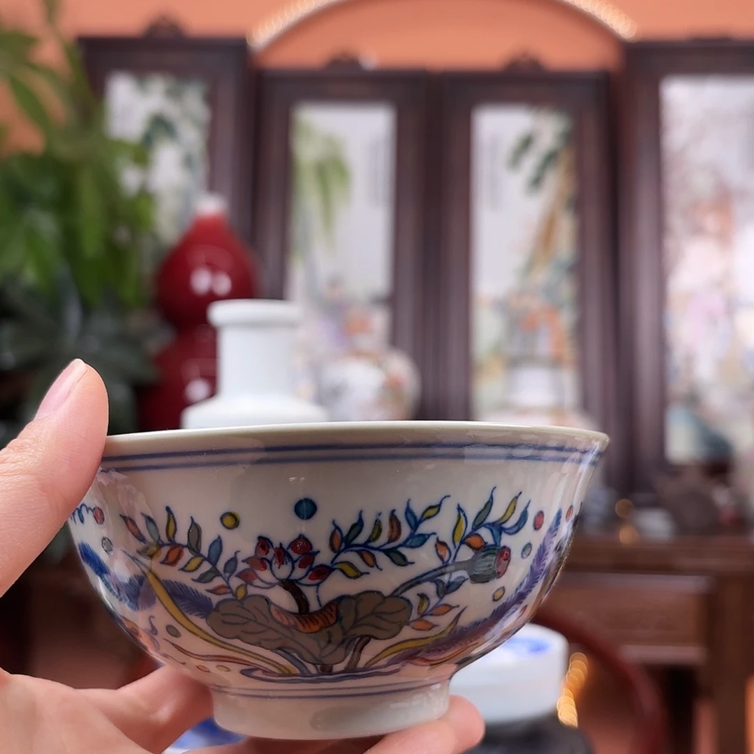 陶摆件景德镇陶瓷手工碗