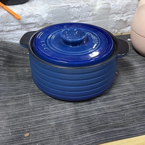 微瑕，明火，口径22高度7大号，2L，蓝色