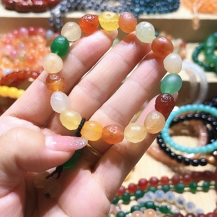 玛瑙/玉髓手链未镶嵌