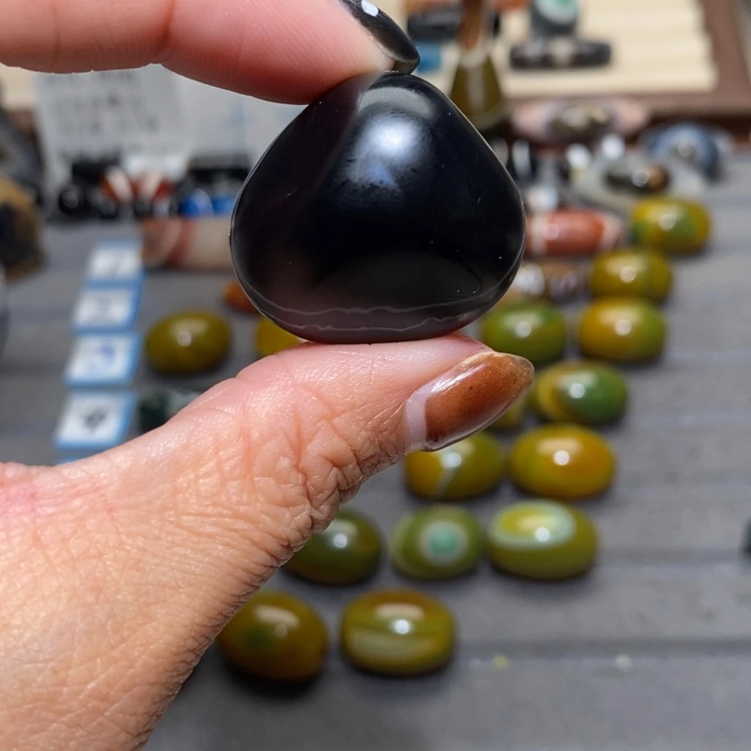 念***堂玛瑙/玉髓合金手链定制孔不退换