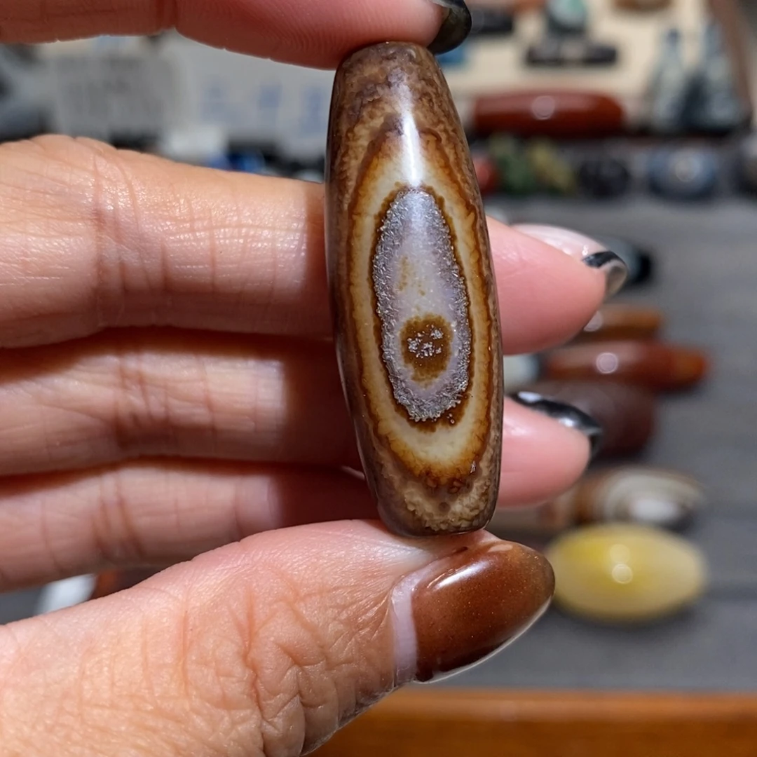 新***线玛瑙/玉髓合金手链