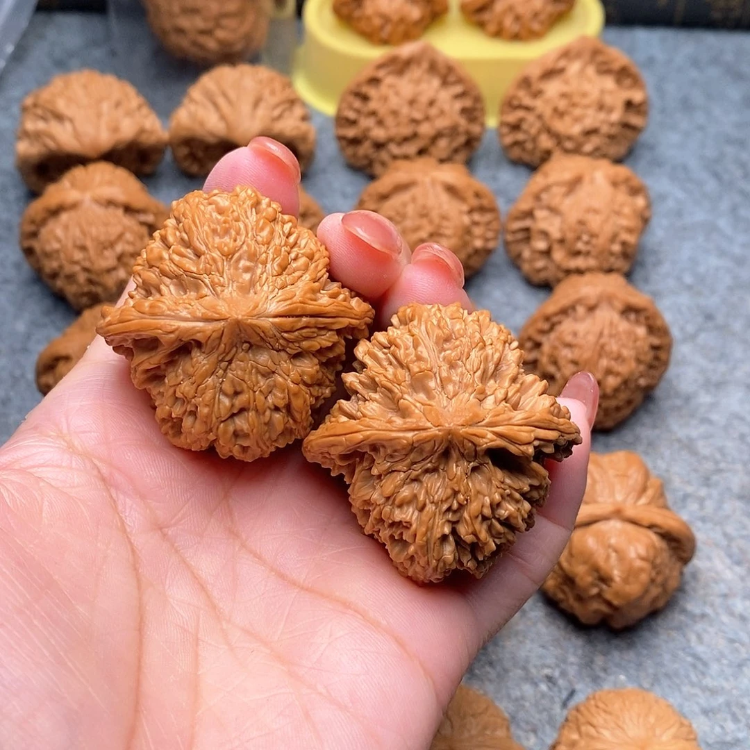 文玩核桃把件精品满天星44全品重52克