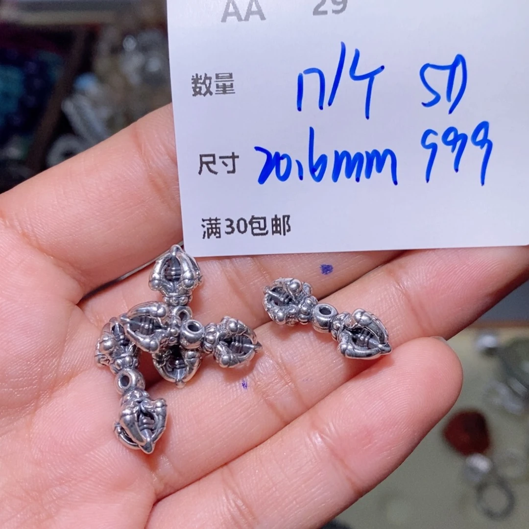 水晶颈饰银S925镶嵌AA29