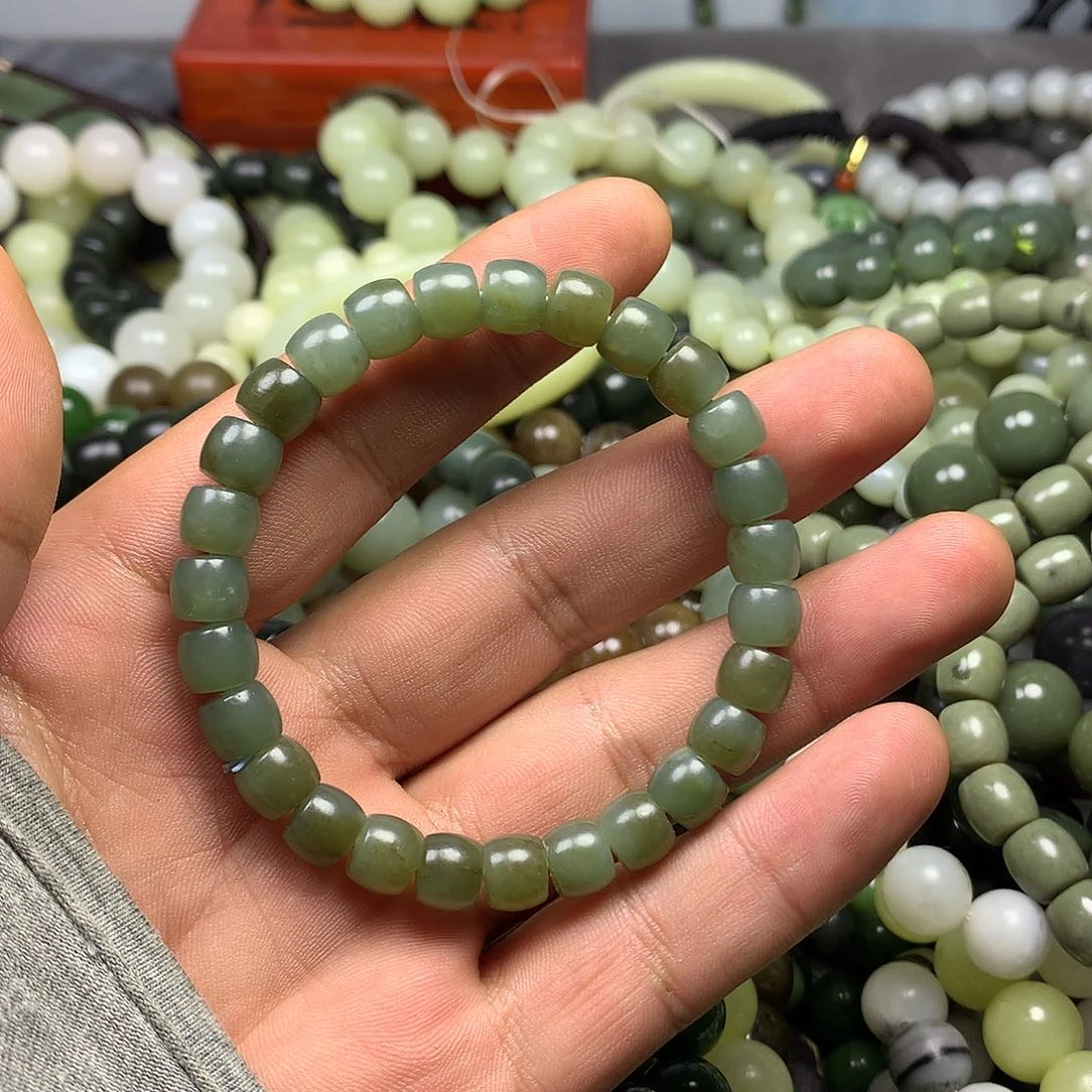 和田玉手链未镶嵌