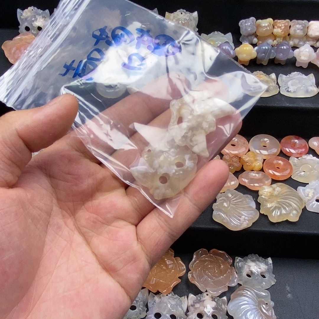 石英质玉吊坠(不含链)未镶嵌吉*喵