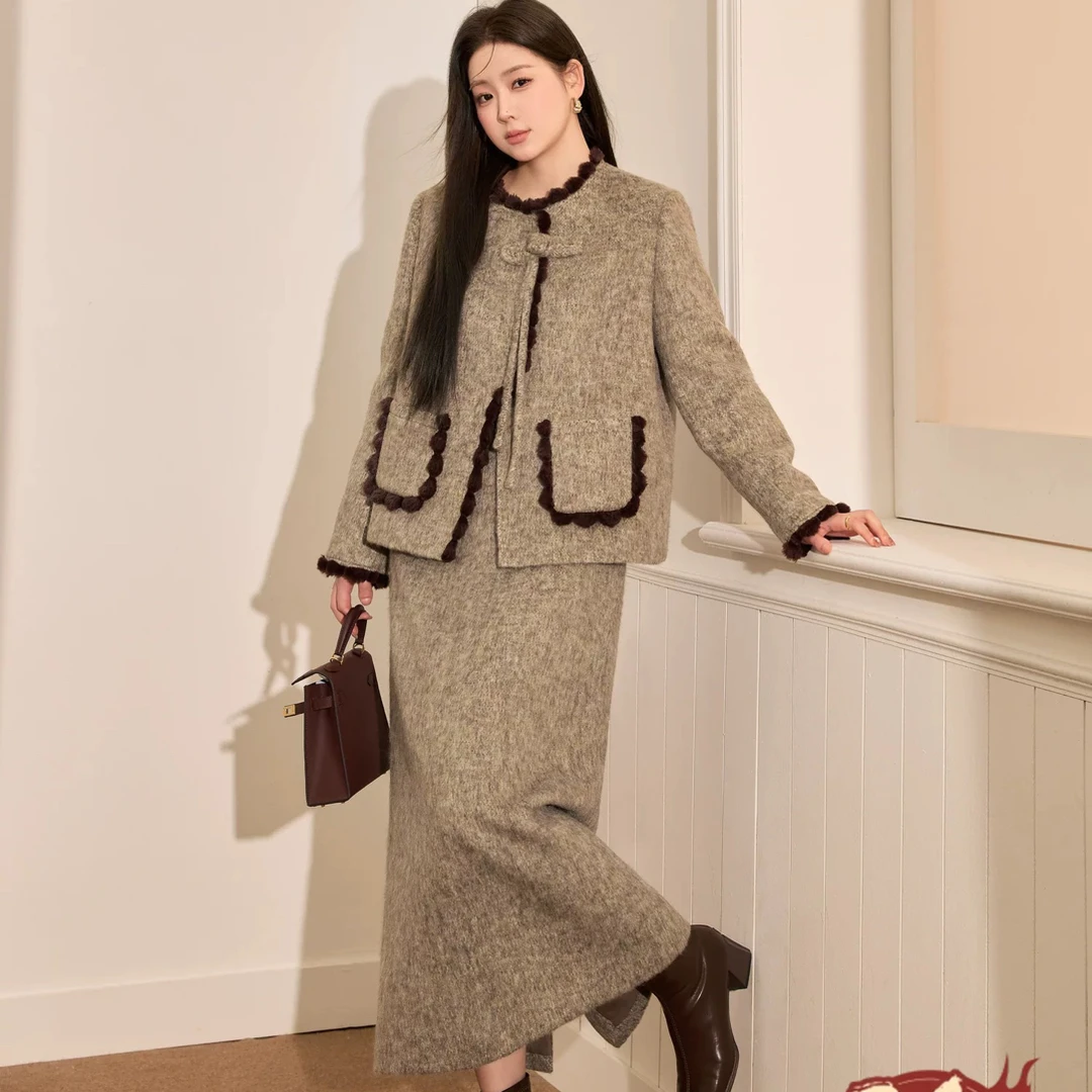 时尚套装时尚秋季显瘦冬季网红两件套秋冬洋气