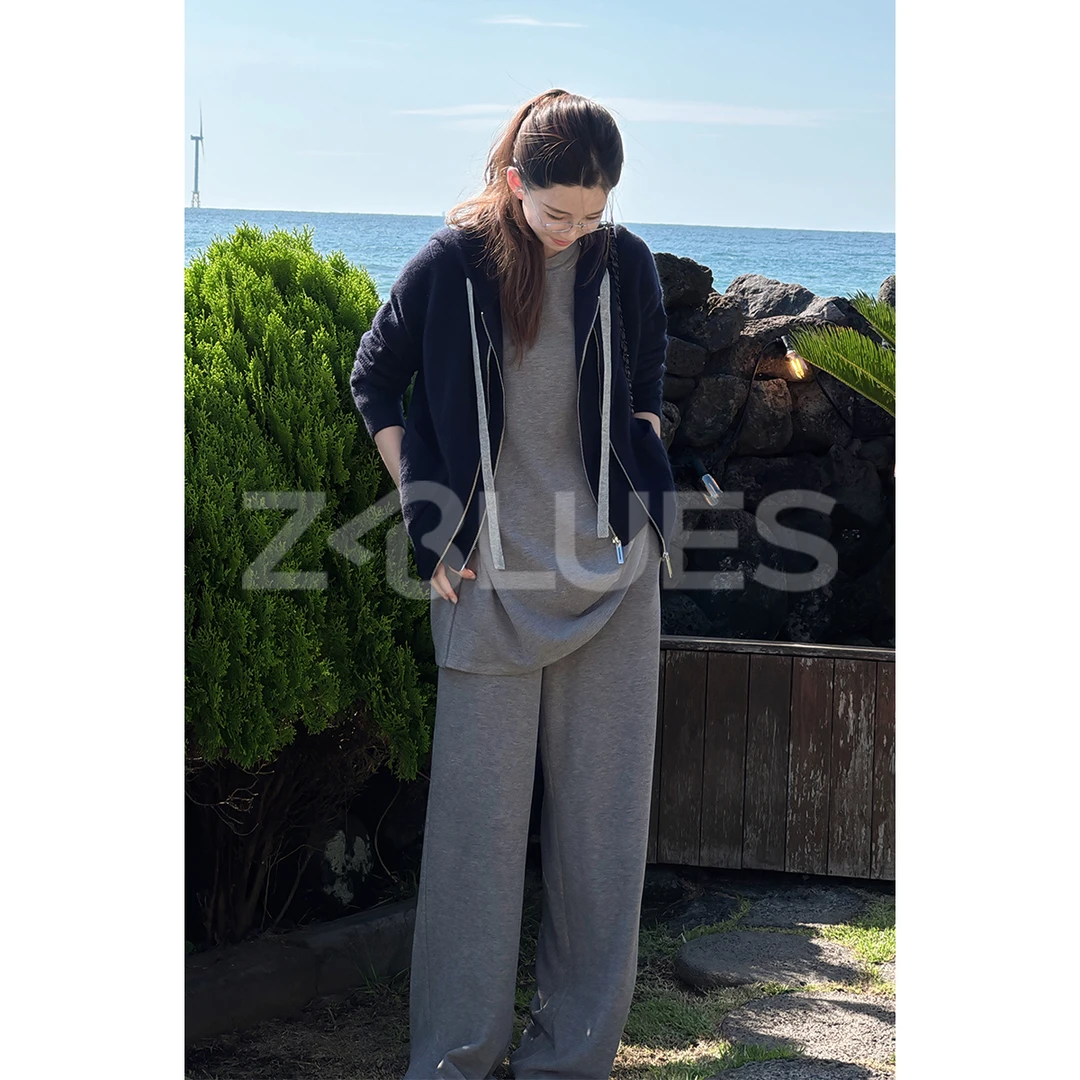 Z.blues【舒适度满分】秋冬内搭羊毛圆领上衣+长裤套装YZHYFS02DZTZ