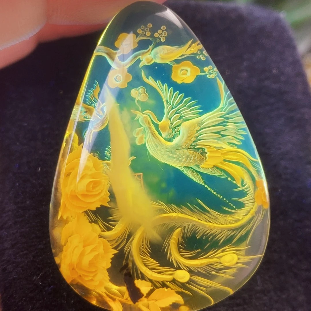 金珀未镶嵌吊坠(不含链)