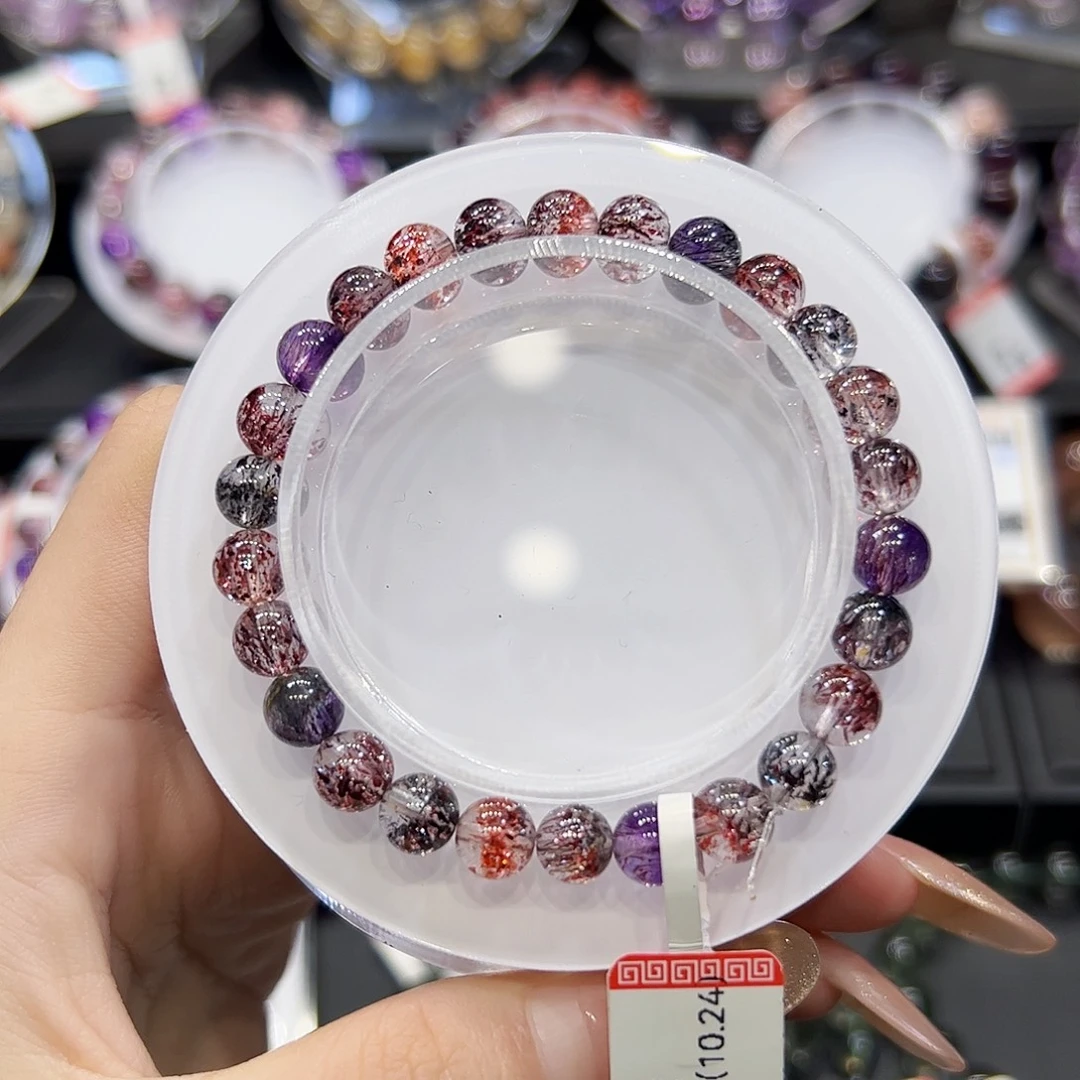 未镶嵌水晶手链sg10超七毒液金草莓7+