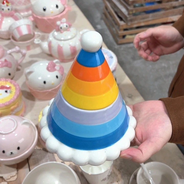 摆件陶欢迎光临陶瓷摆件