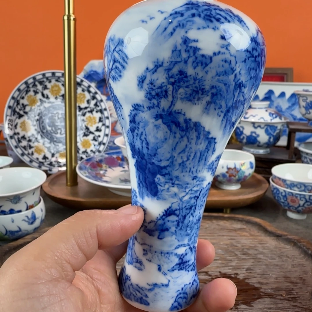 瓷片景德镇手绘青花茶器216