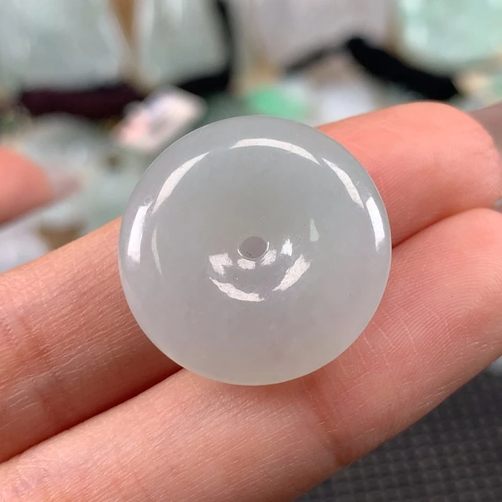 颈饰未镶嵌翡翠平安扣吊坠