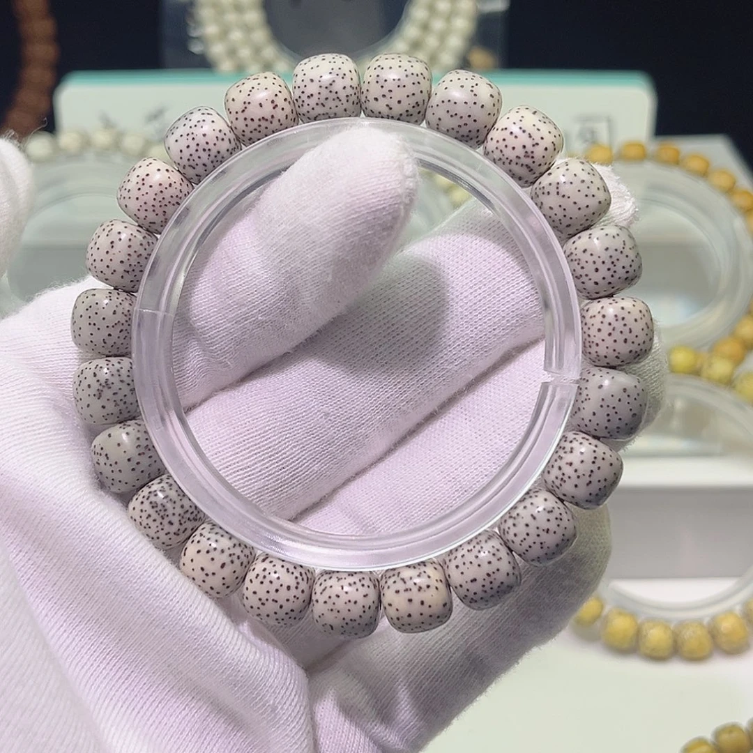 用***8手串星月菩提石玉料卡10一物一图