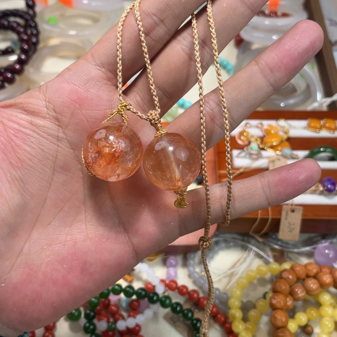水晶毛衣链未镶嵌落****么