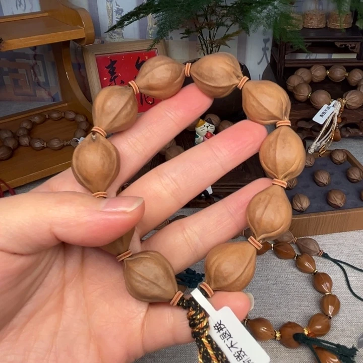 美***杯橄榄核手串/手链梅林铁核三面佛1.9*2.5