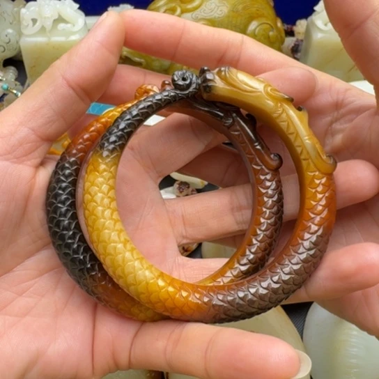 和田玉挂件未镶嵌独****3