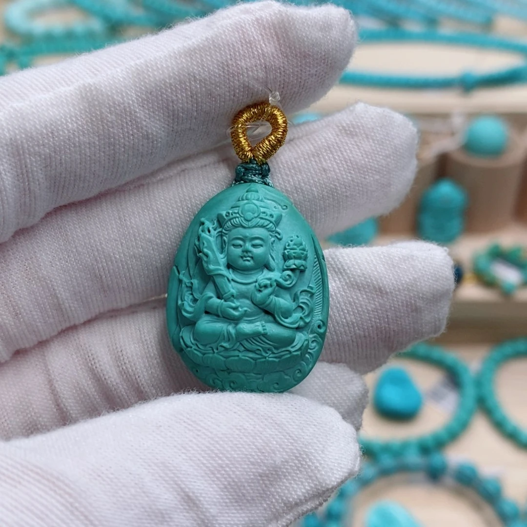 绿松石珠宝奇石未镶嵌