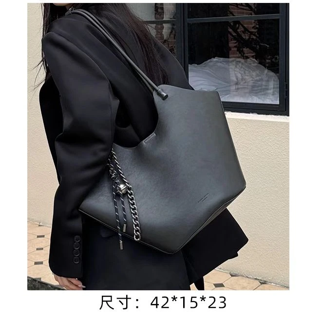 【母亲节礼物】SKL-5288-爵士灰小众设计感时尚单肩包百搭女包