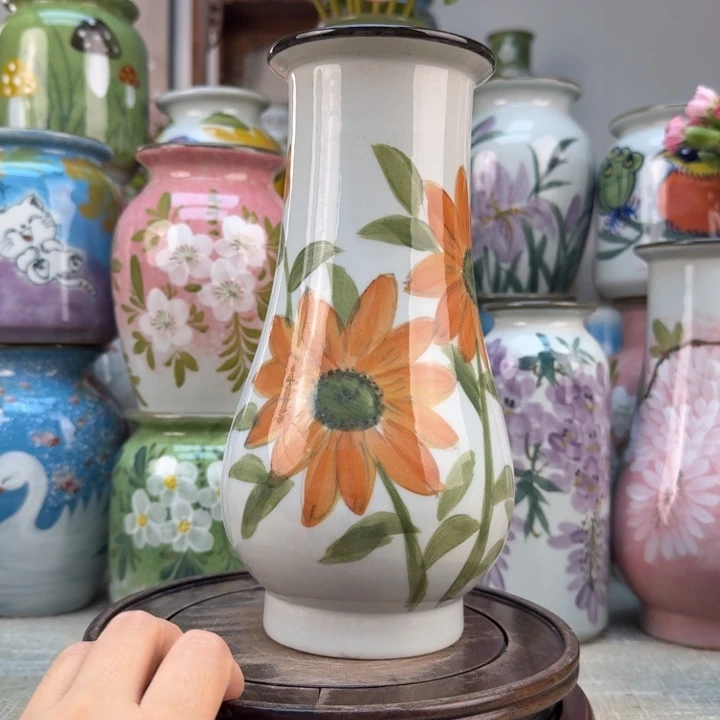 花瓶景德镇手绘花瓶