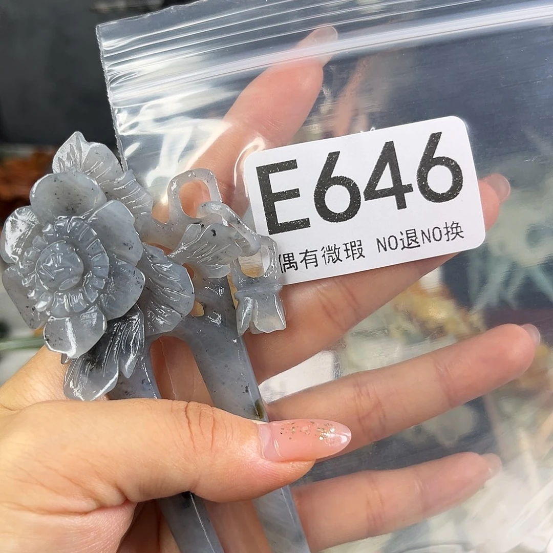 岫玉未镶嵌发饰天***狱