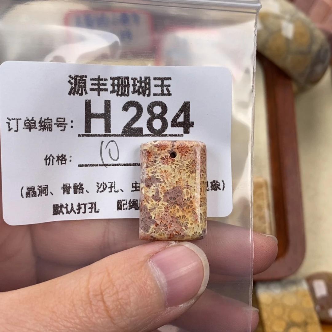 硅化玉颈饰未镶嵌e**i