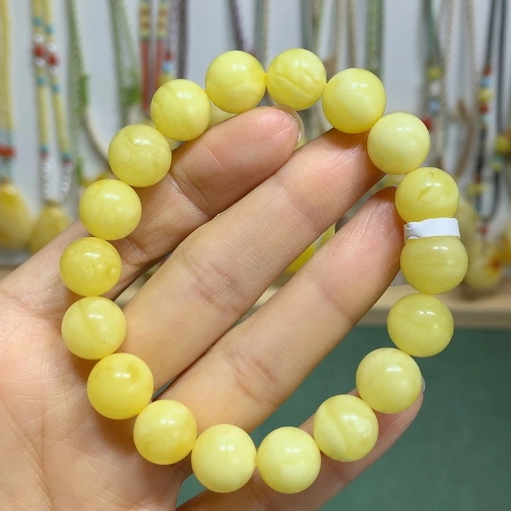 蜜蜡手链未镶嵌11mm尺寸