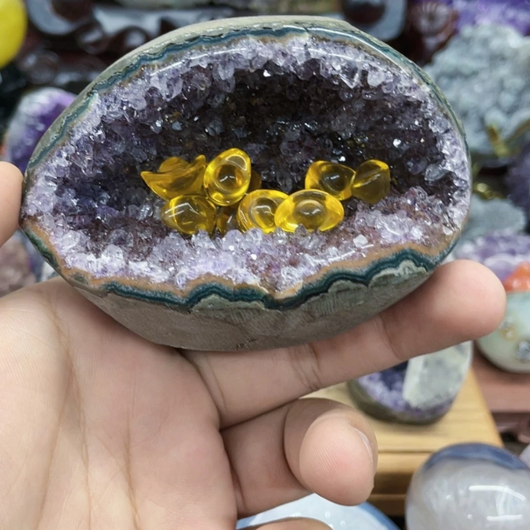 紫晶大型摆件（非配饰）未镶嵌