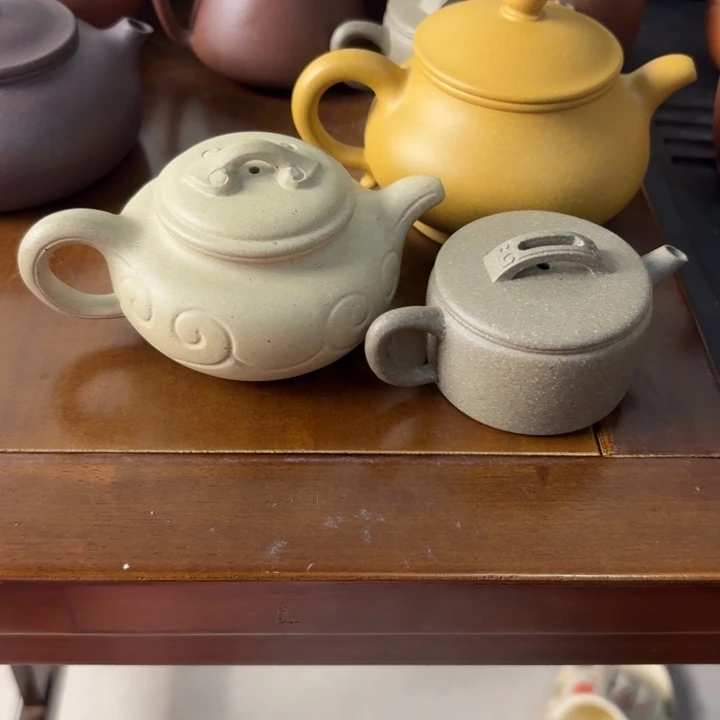 茶杯紫砂红**空本绿仿古160青段汉瓦70