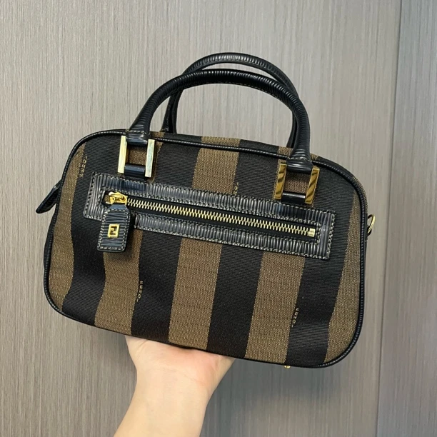 95新 FENDI/芬迪 芬迪手提波士顿时尚手拎包