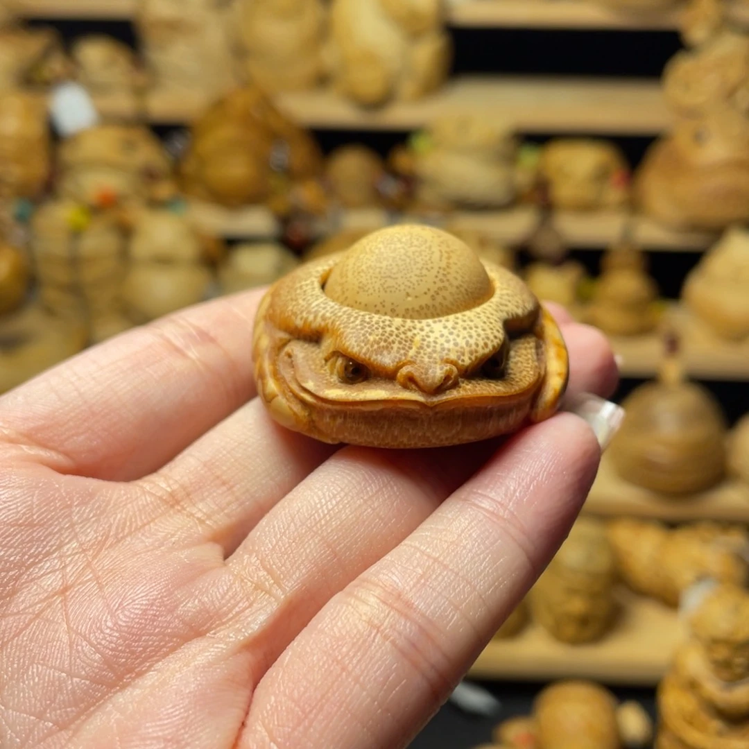 竹类把件武****贺竹雕作品