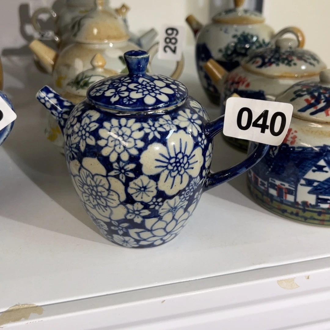 C***咪壶素浅陶瓷手工手绘